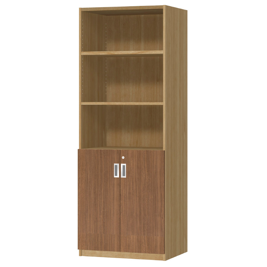 (商品画像) オーダーオフィスストッカー 奥行44.5cm×高さ191.1cm×幅60～70cm 2段扉