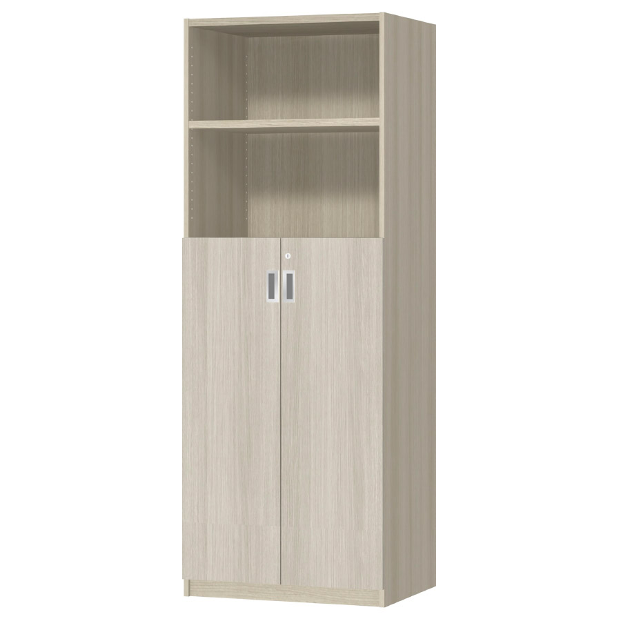 (商品画像) オーダーオフィスストッカー 奥行44.5cm×高さ191.1cm×幅60～70cm 3段扉