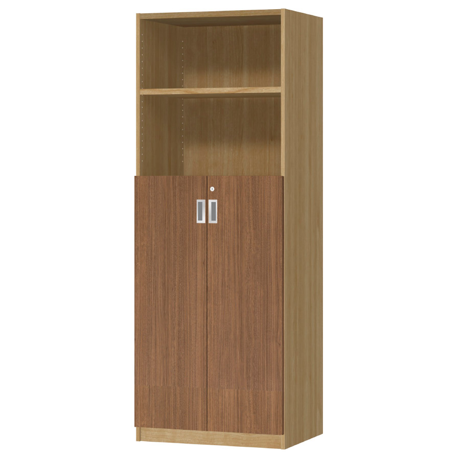 (商品画像) オーダーオフィスストッカー 奥行44.5cm×高さ191.1cm×幅60～70cm 3段扉