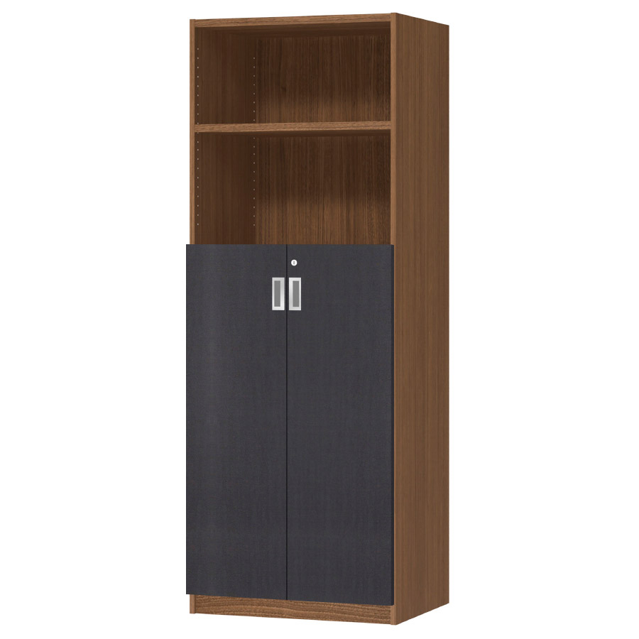 (商品画像) オーダーオフィスストッカー 奥行44.5cm×高さ191.1cm×幅60～70cm 3段扉