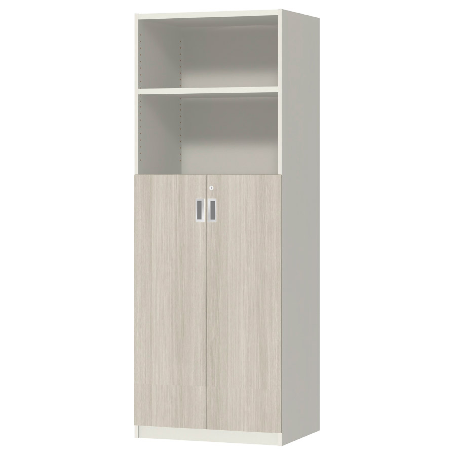 (商品画像) オーダーオフィスストッカー 奥行44.5cm×高さ191.1cm×幅60～70cm 3段扉