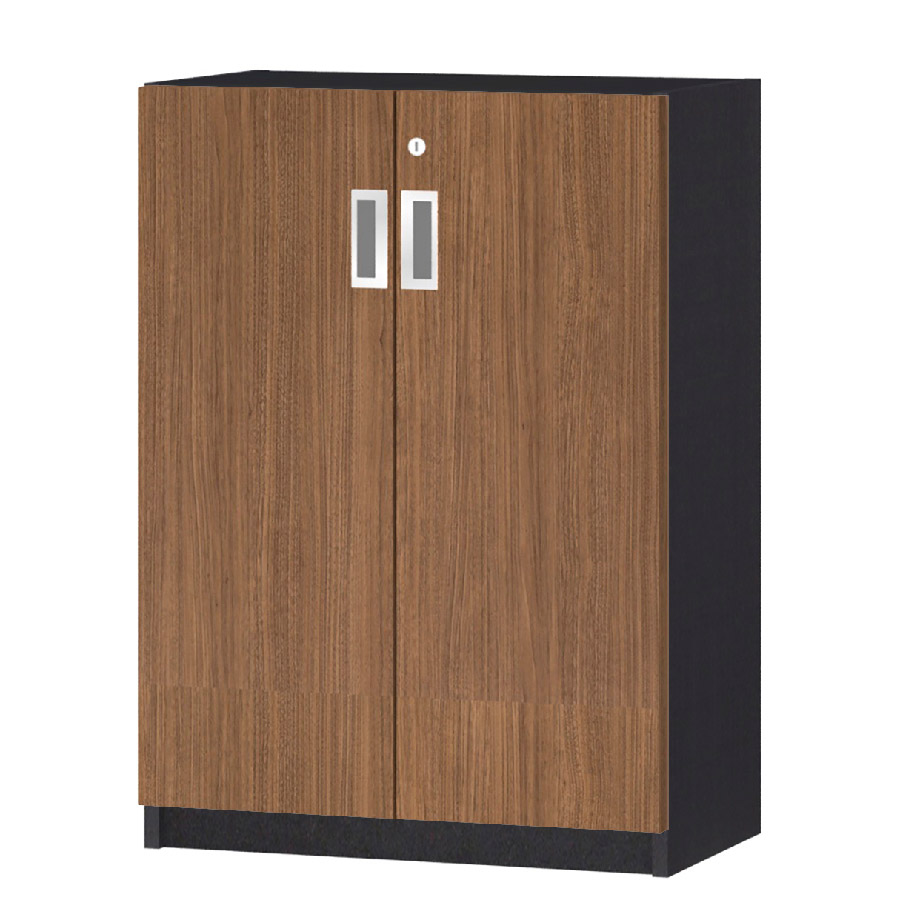 (商品画像) オーダーオフィスストッカー 奥行29.5cm×高さ83.2cm×幅45～59cm 2段扉