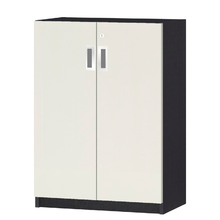 (商品画像) オーダーオフィスストッカー 奥行29.5cm×高さ83.2cm×幅45～59cm 2段扉