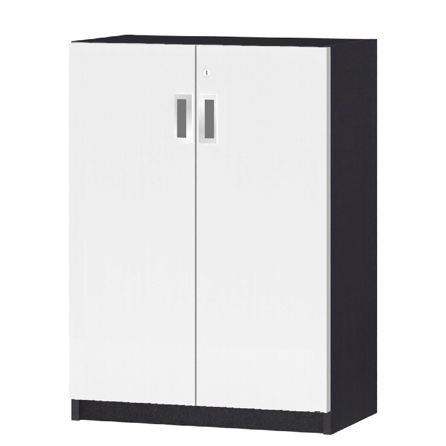 (商品画像) オーダーオフィスストッカー 奥行29.5cm×高さ83.2cm×幅45～59cm 2段扉