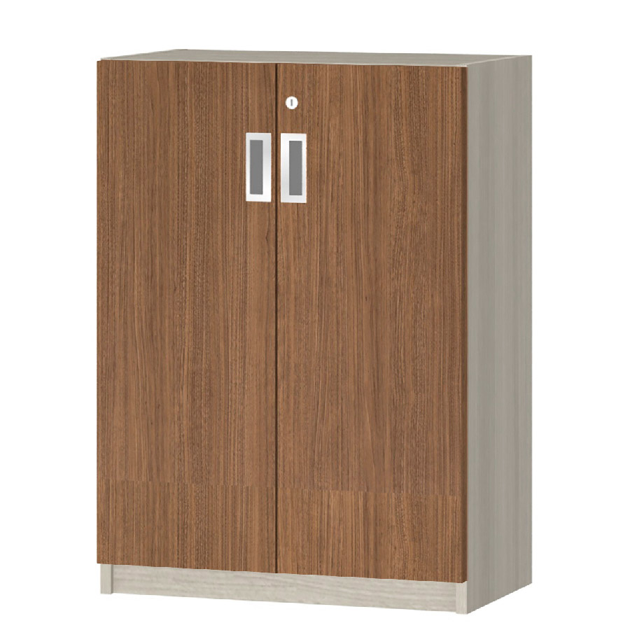 (商品画像) オーダーオフィスストッカー 奥行29.5cm×高さ83.2cm×幅45～59cm 2段扉