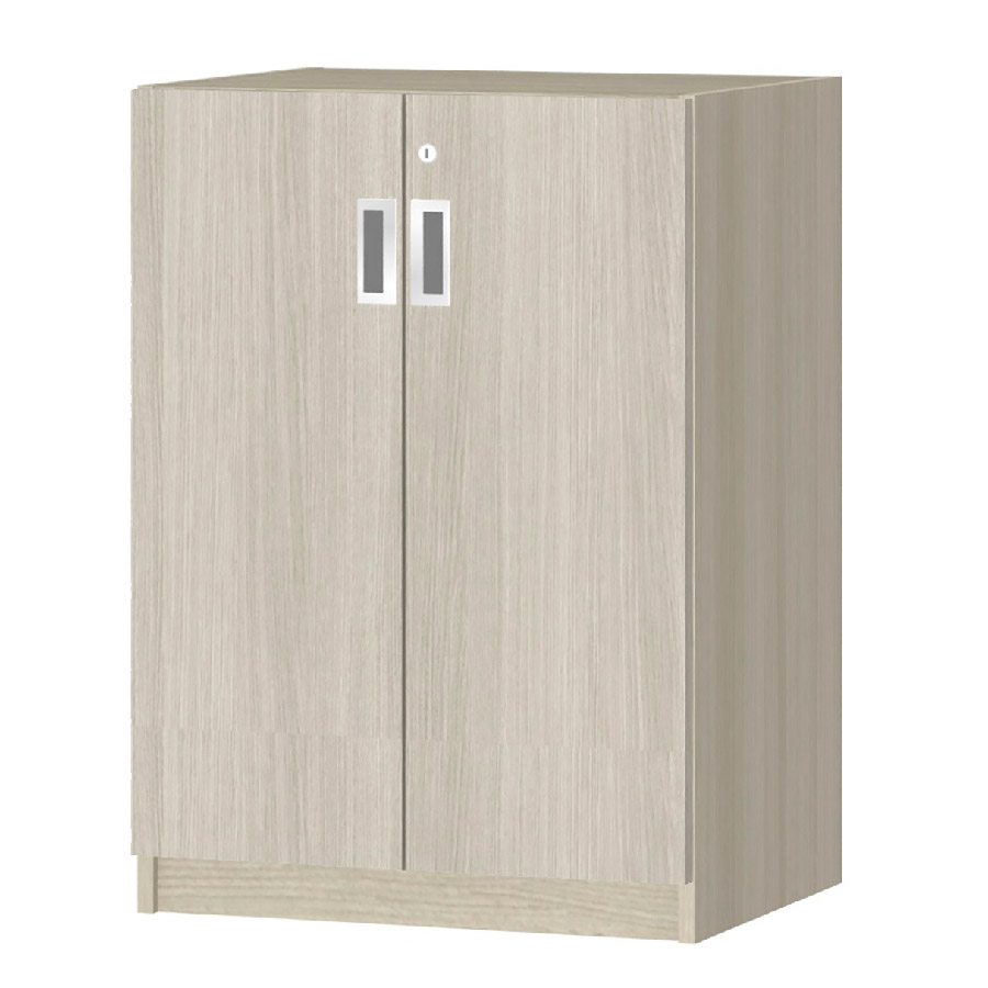 (商品画像) オーダーオフィスストッカー 奥行38.5cm×高さ83.2cm×幅45～59cm 2段扉