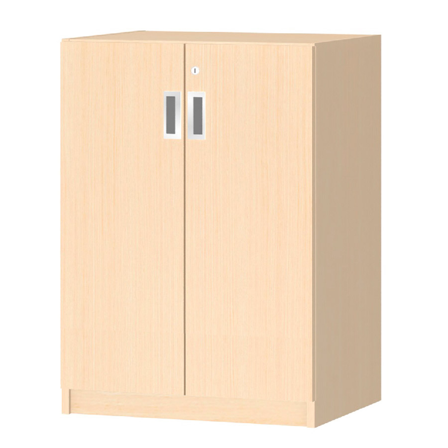 (商品画像) オーダーオフィスストッカー 奥行38.5cm×高さ83.2cm×幅45～59cm 2段扉