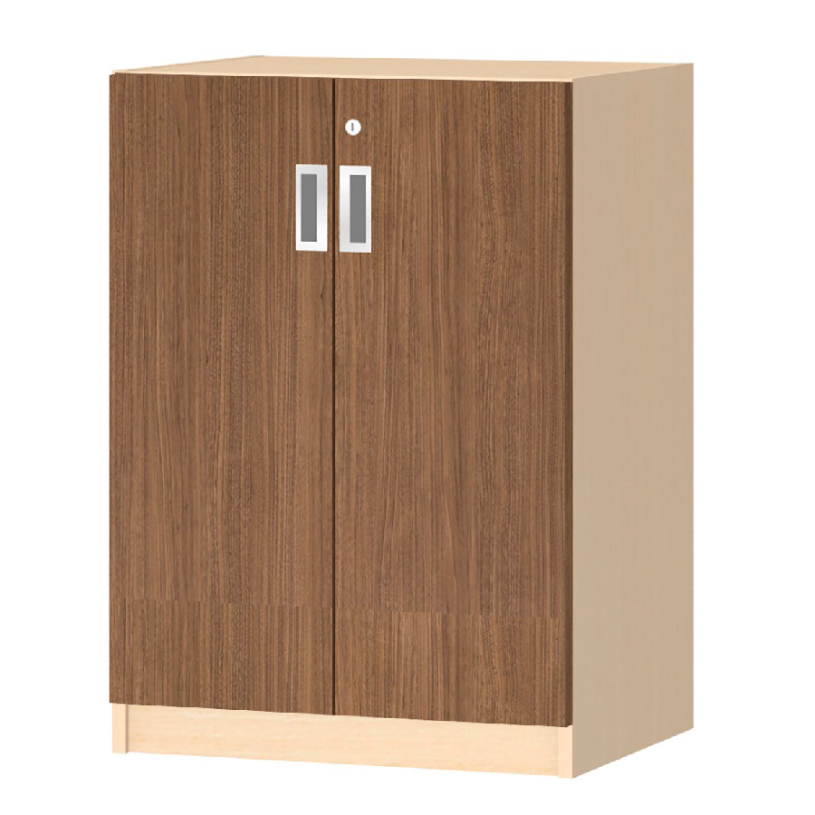 (商品画像) オーダーオフィスストッカー 奥行38.5cm×高さ83.2cm×幅45～59cm 2段扉