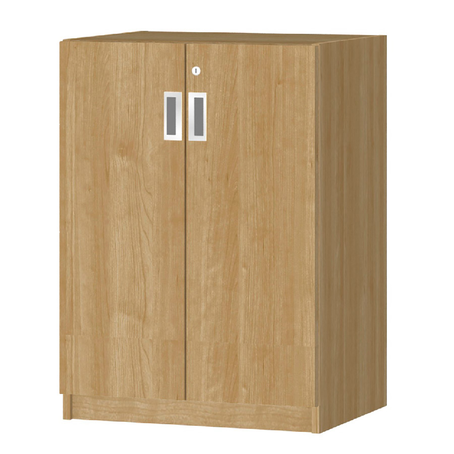 (商品画像) オーダーオフィスストッカー 奥行38.5cm×高さ83.2cm×幅45～59cm 2段扉