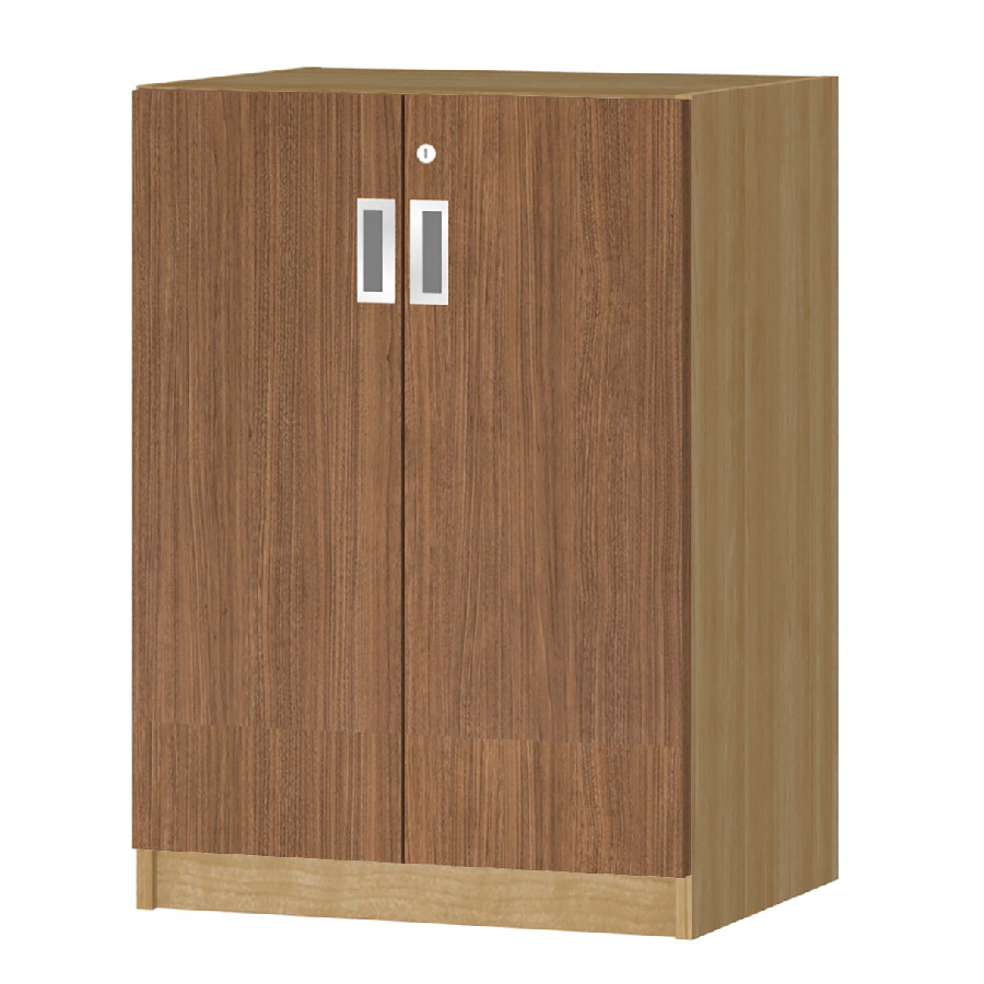 (商品画像) オーダーオフィスストッカー 奥行38.5cm×高さ83.2cm×幅45～59cm 2段扉