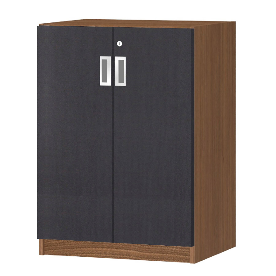 (商品画像) オーダーオフィスストッカー 奥行38.5cm×高さ83.2cm×幅45～59cm 2段扉