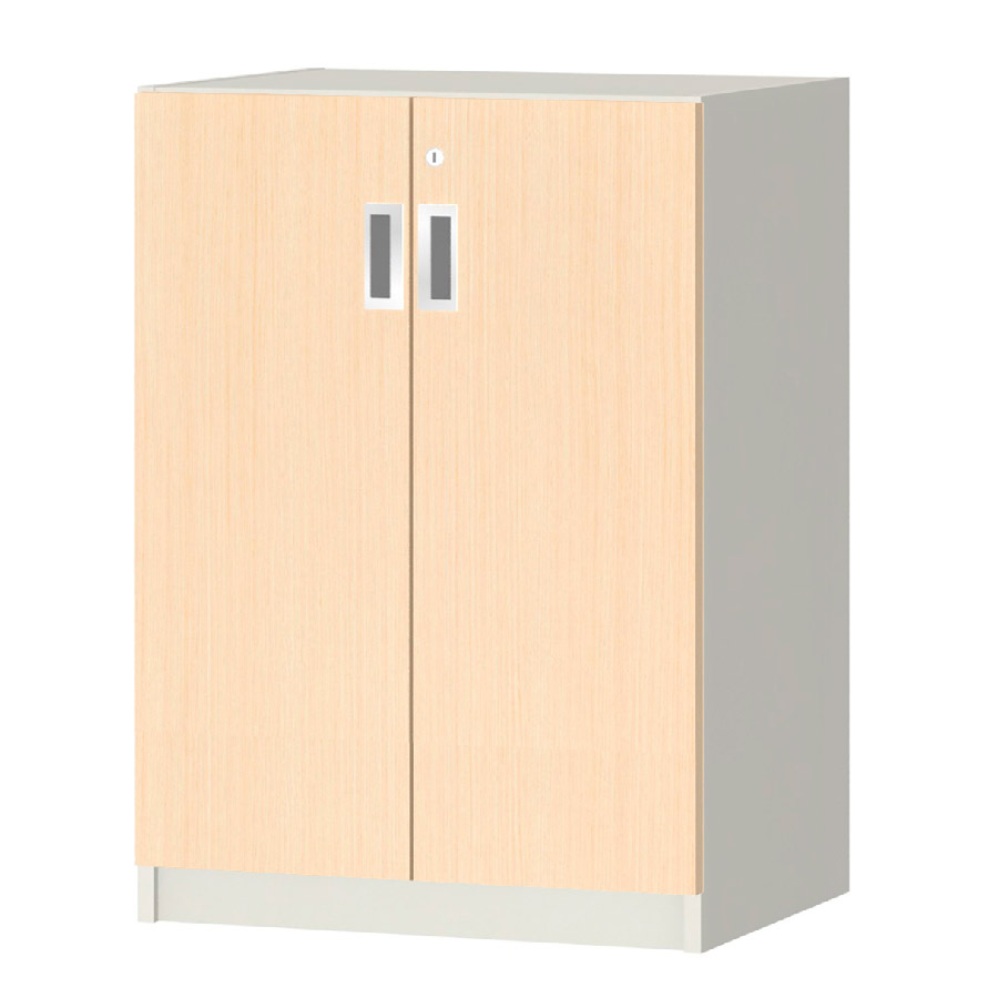 (商品画像) オーダーオフィスストッカー 奥行38.5cm×高さ83.2cm×幅45～59cm 2段扉