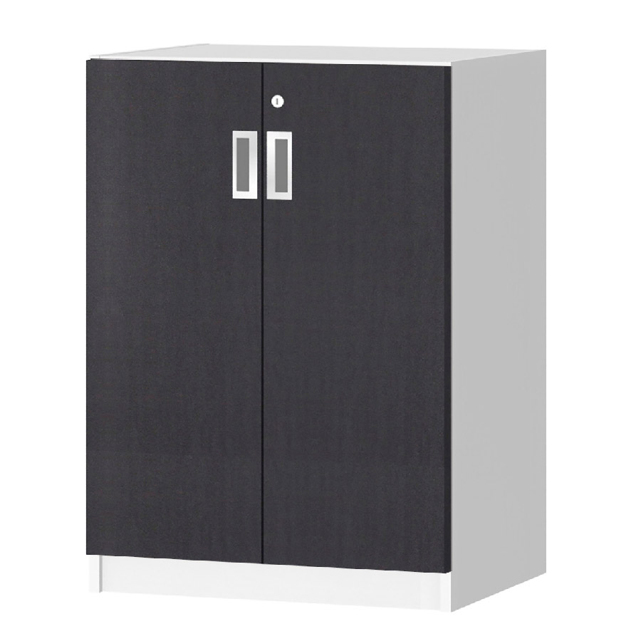 (商品画像) オーダーオフィスストッカー 奥行38.5cm×高さ83.2cm×幅45～59cm 2段扉