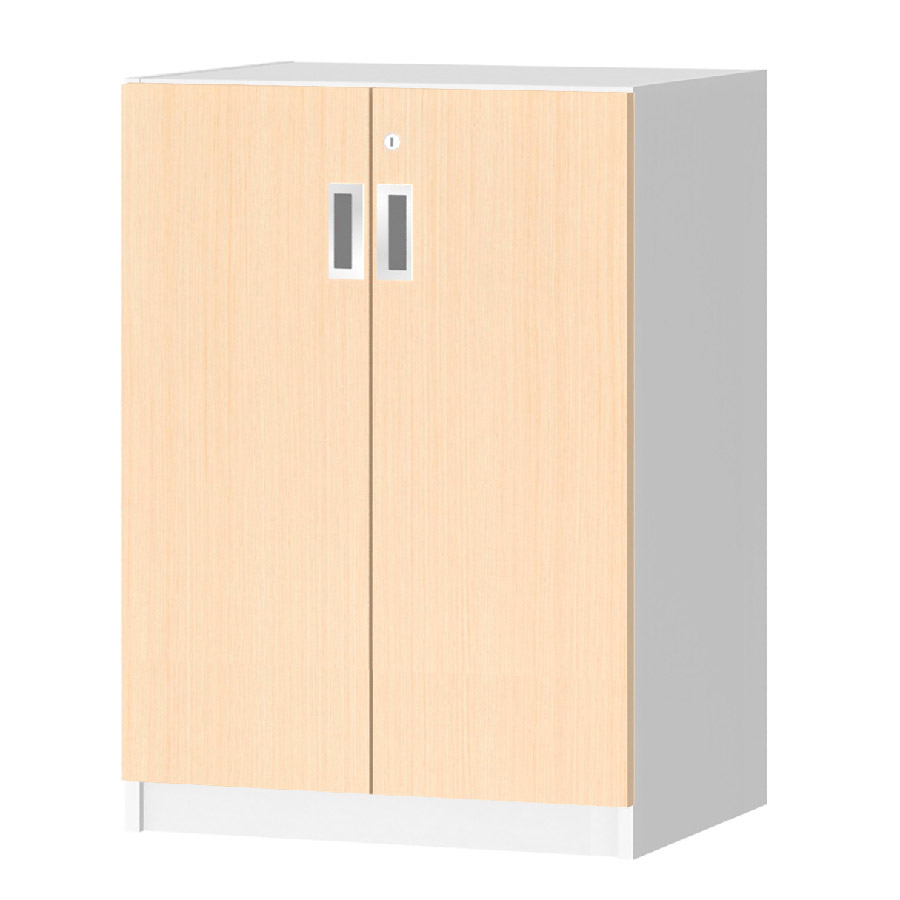 (商品画像) オーダーオフィスストッカー 奥行38.5cm×高さ83.2cm×幅45～59cm 2段扉