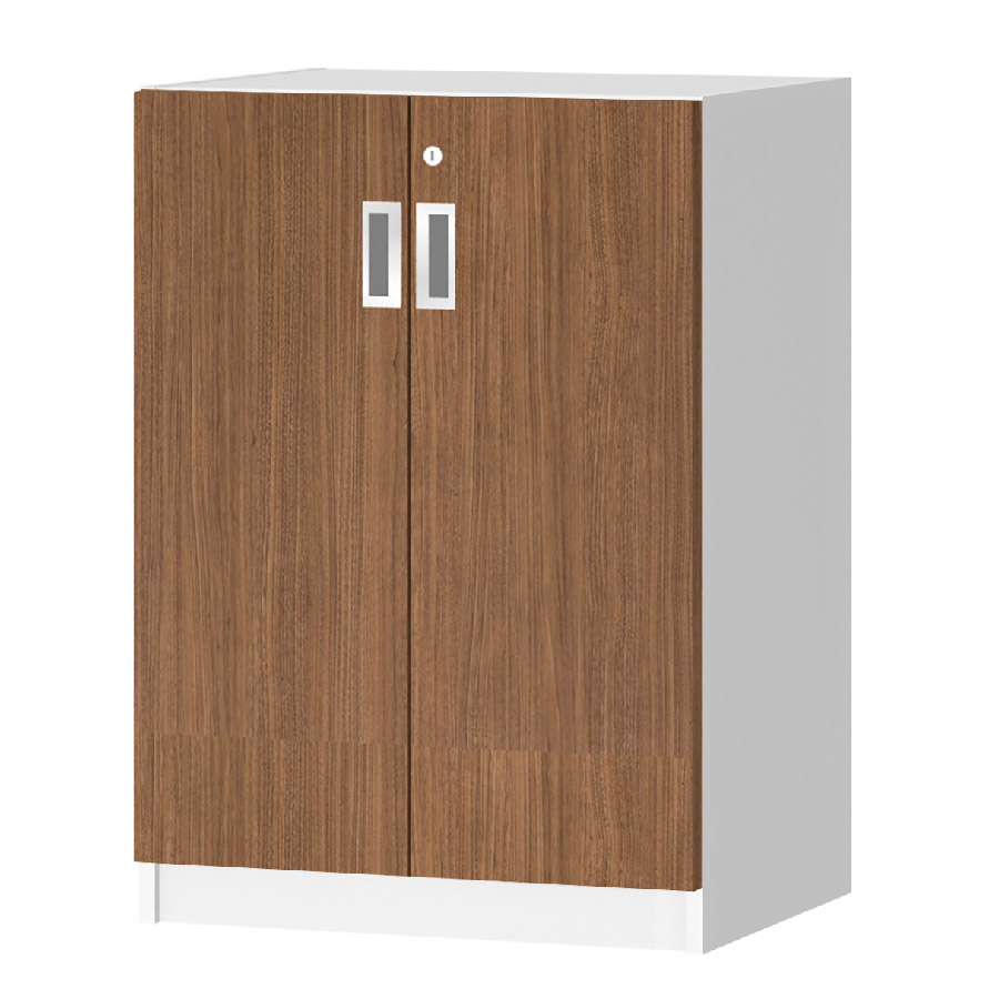 (商品画像) オーダーオフィスストッカー 奥行38.5cm×高さ83.2cm×幅45～59cm 2段扉