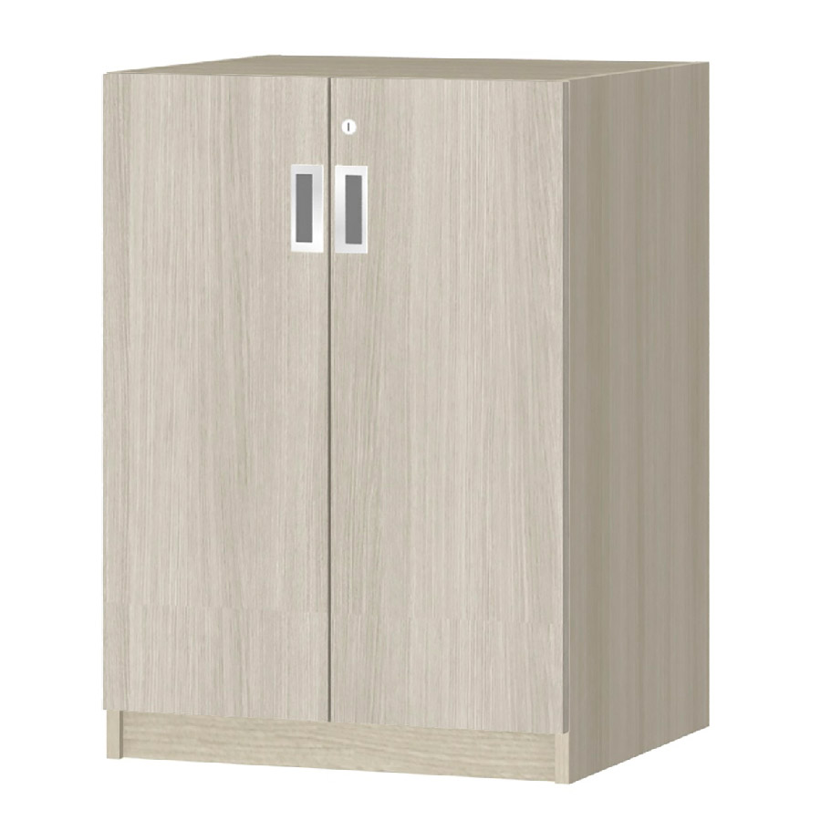 (商品画像) オーダーオフィスストッカー 奥行44.5cm×高さ83.2cm×幅45～59cm 2段扉