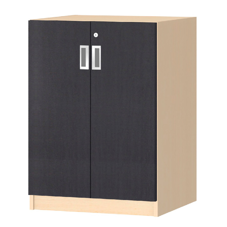 (商品画像) オーダーオフィスストッカー 奥行44.5cm×高さ83.2cm×幅45～59cm 2段扉