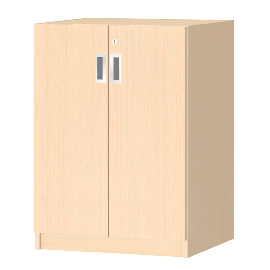 (商品画像) オーダーオフィスストッカー 奥行44.5cm×高さ83.2cm×幅45～59cm 2段扉