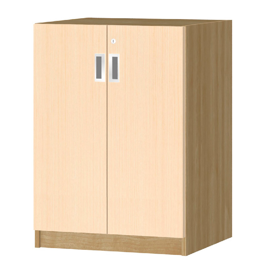 (商品画像) オーダーオフィスストッカー 奥行44.5cm×高さ83.2cm×幅45～59cm 2段扉