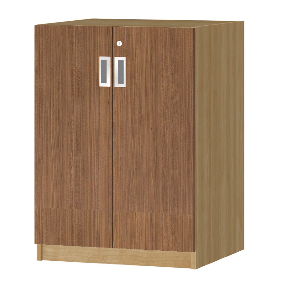 (商品画像) オーダーオフィスストッカー 奥行44.5cm×高さ83.2cm×幅45～59cm 2段扉