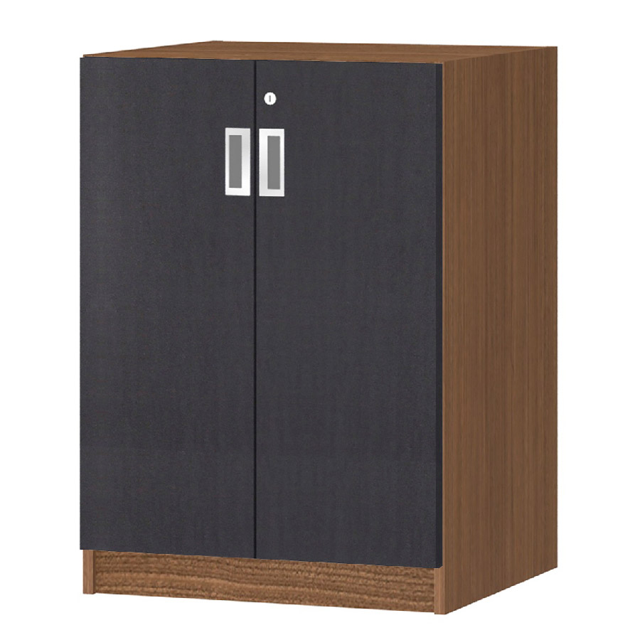 (商品画像) オーダーオフィスストッカー 奥行44.5cm×高さ83.2cm×幅45～59cm 2段扉