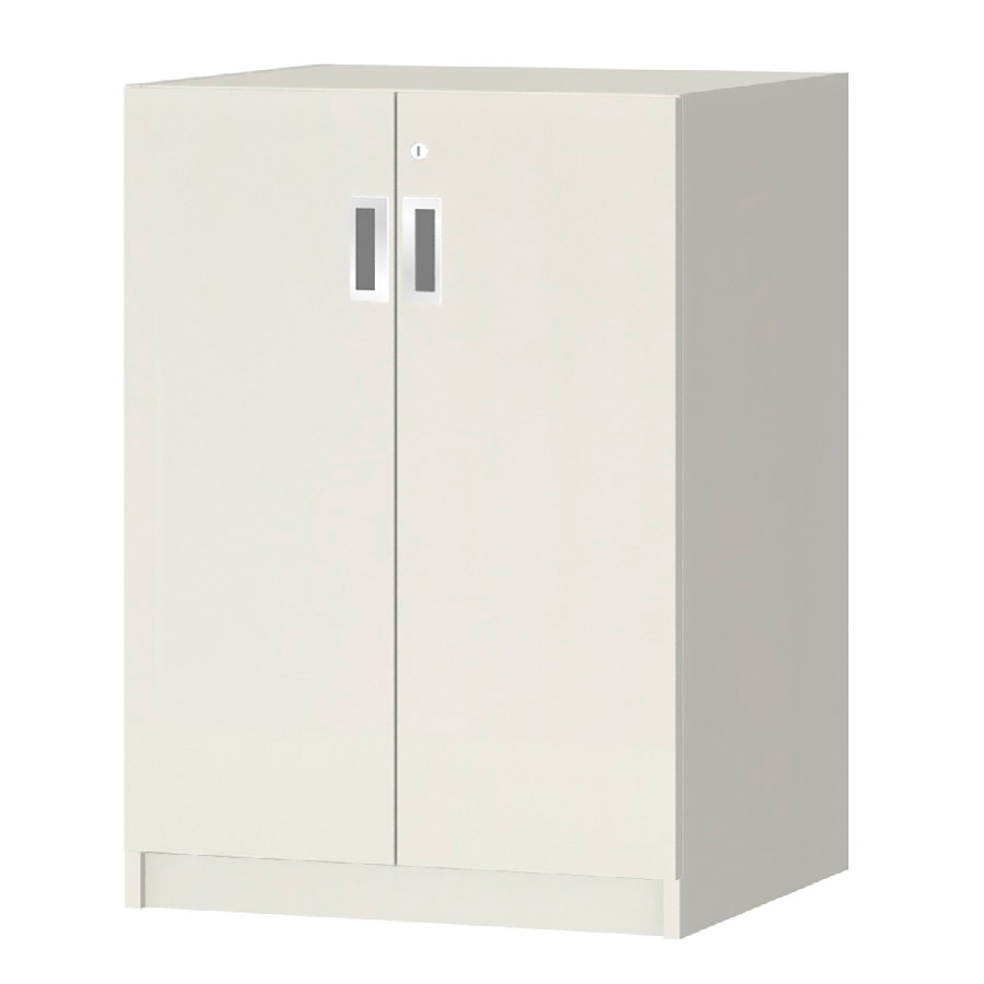 (商品画像) オーダーオフィスストッカー 奥行44.5cm×高さ83.2cm×幅45～59cm 2段扉