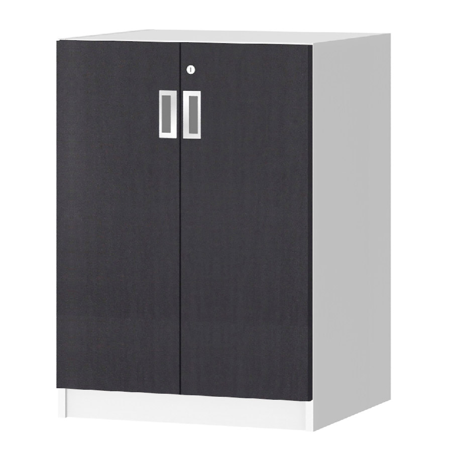 (商品画像) オーダーオフィスストッカー 奥行44.5cm×高さ83.2cm×幅45～59cm 2段扉