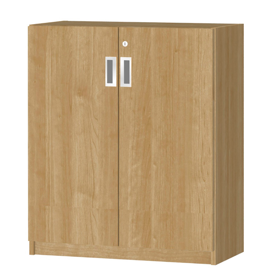 (商品画像) オーダーオフィスストッカー 奥行29.5cm×高さ83.2cm×幅60～70cm 2段扉