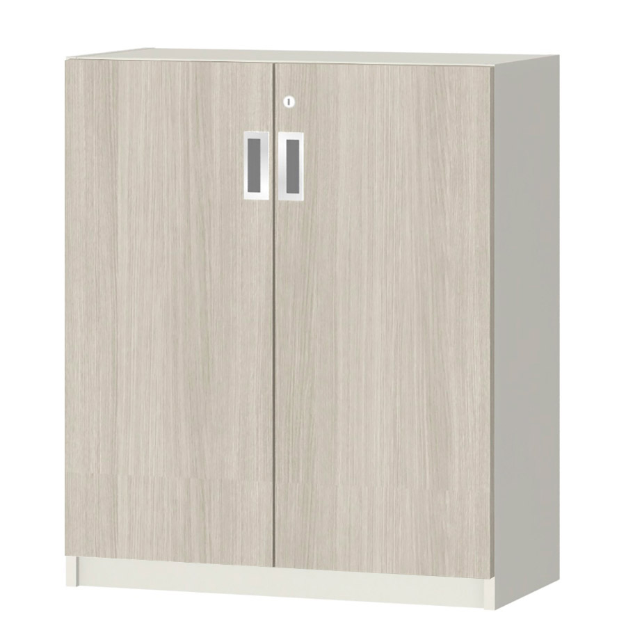 (商品画像) オーダーオフィスストッカー 奥行29.5cm×高さ83.2cm×幅60～70cm 2段扉