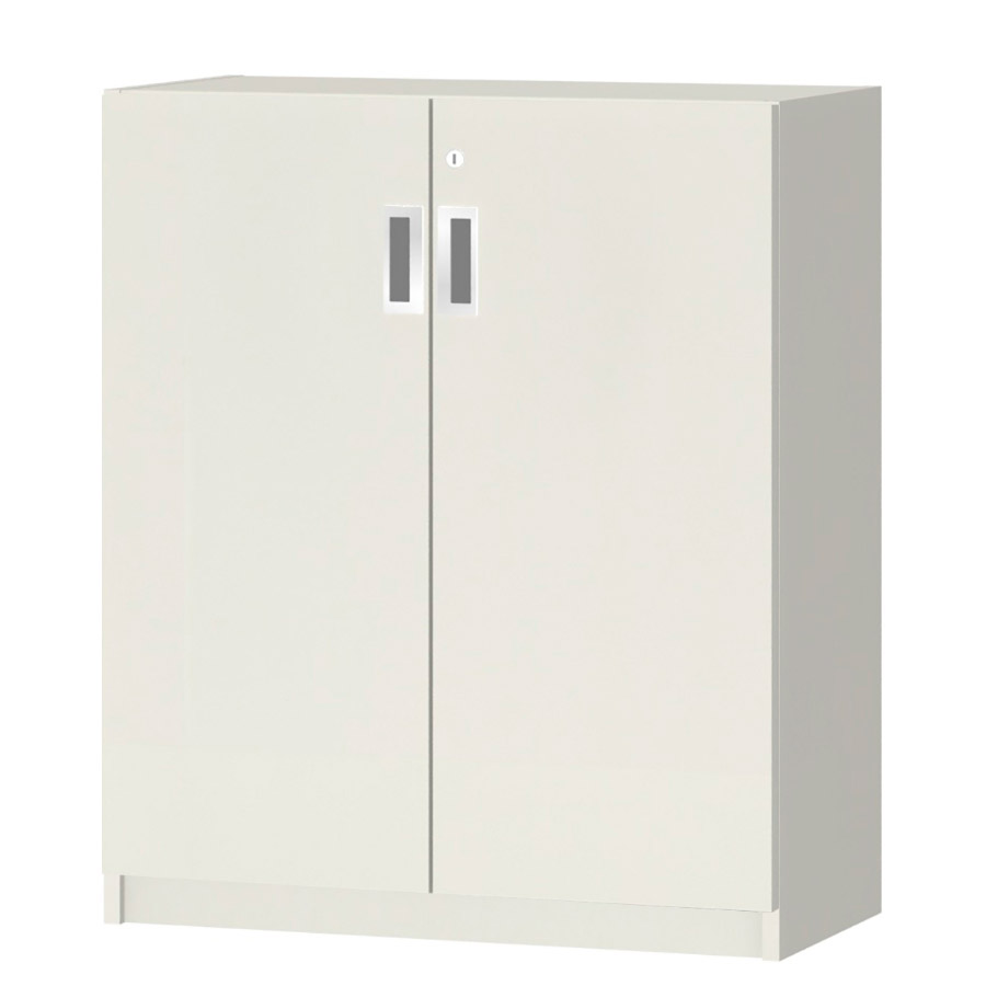 (商品画像) オーダーオフィスストッカー 奥行29.5cm×高さ83.2cm×幅60～70cm 2段扉