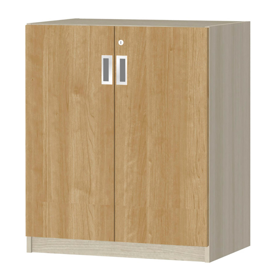 (商品画像) オーダーオフィスストッカー 奥行38.5cm×高さ83.2cm×幅60～70cm 2段扉