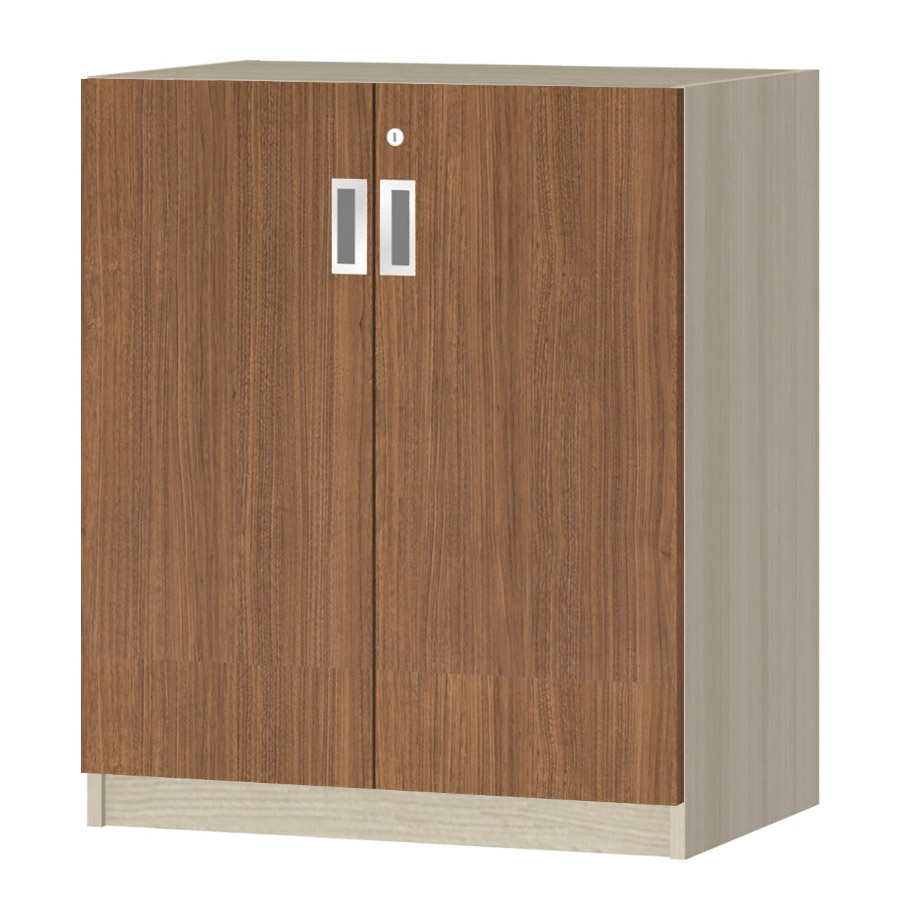 (商品画像) オーダーオフィスストッカー 奥行38.5cm×高さ83.2cm×幅60～70cm 2段扉