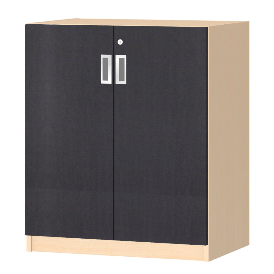 (商品画像) オーダーオフィスストッカー 奥行38.5cm×高さ83.2cm×幅60～70cm 2段扉