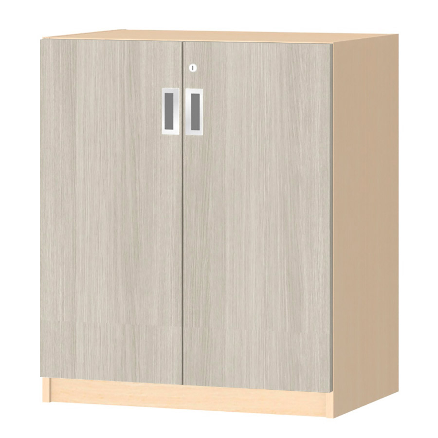 (商品画像) オーダーオフィスストッカー 奥行38.5cm×高さ83.2cm×幅60～70cm 2段扉