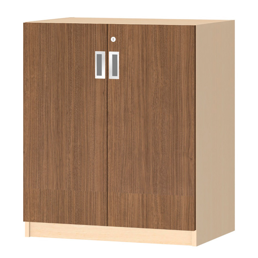 (商品画像) オーダーオフィスストッカー 奥行38.5cm×高さ83.2cm×幅60～70cm 2段扉