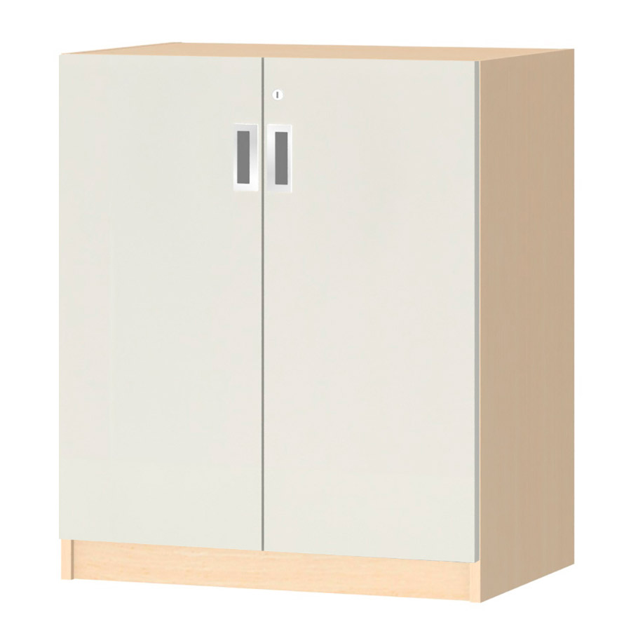 (商品画像) オーダーオフィスストッカー 奥行38.5cm×高さ83.2cm×幅60～70cm 2段扉