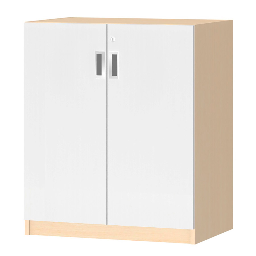 (商品画像) オーダーオフィスストッカー 奥行38.5cm×高さ83.2cm×幅60～70cm 2段扉