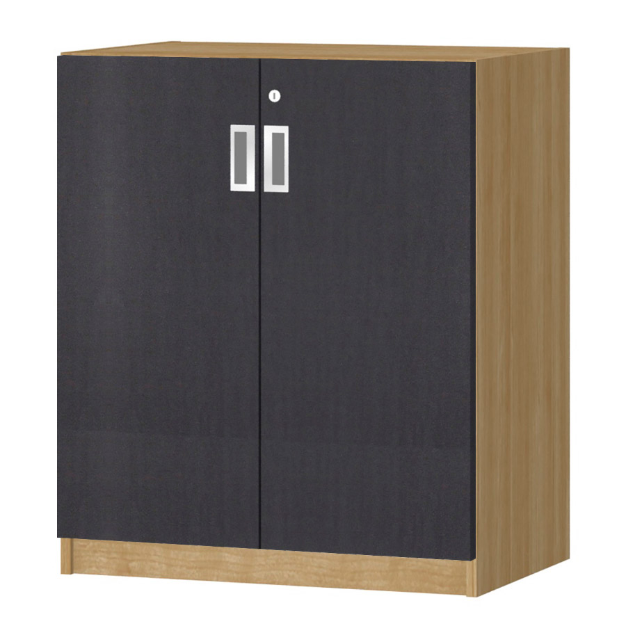 (商品画像) オーダーオフィスストッカー 奥行38.5cm×高さ83.2cm×幅60～70cm 2段扉