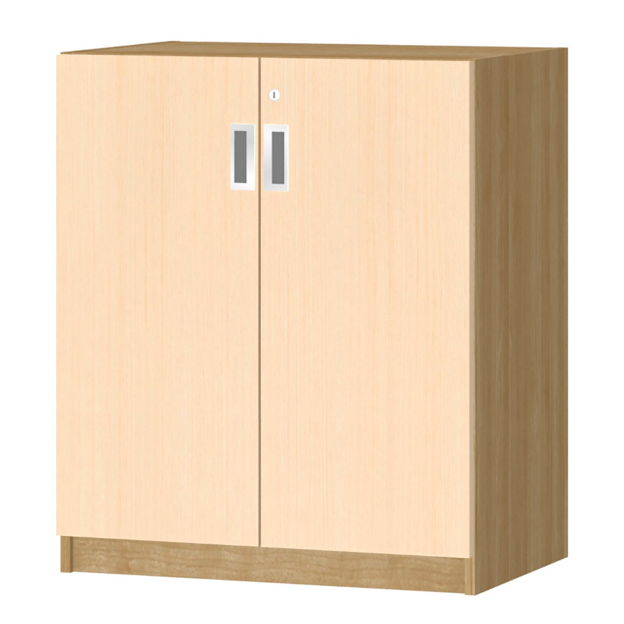 (商品画像) オーダーオフィスストッカー 奥行38.5cm×高さ83.2cm×幅60～70cm 2段扉