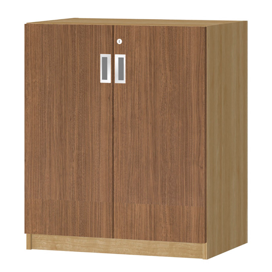 (商品画像) オーダーオフィスストッカー 奥行38.5cm×高さ83.2cm×幅60～70cm 2段扉