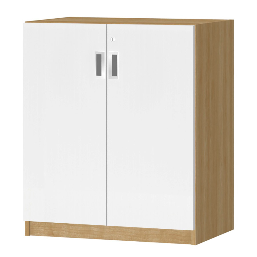 (商品画像) オーダーオフィスストッカー 奥行38.5cm×高さ83.2cm×幅60～70cm 2段扉