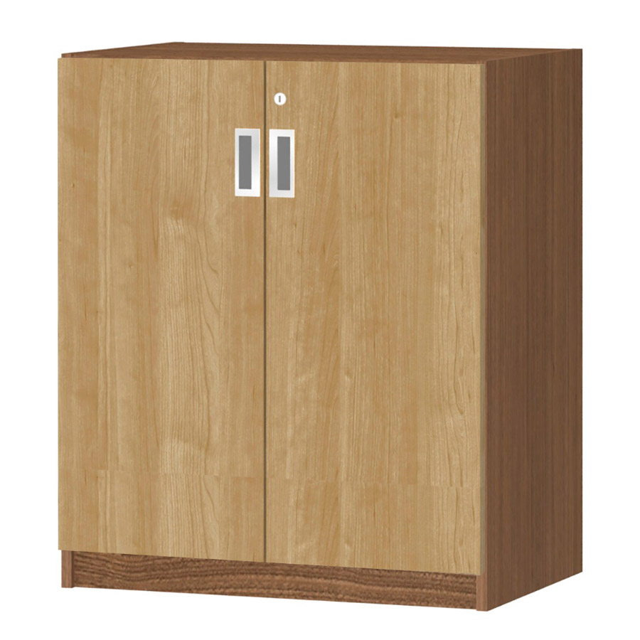 (商品画像) オーダーオフィスストッカー 奥行38.5cm×高さ83.2cm×幅60～70cm 2段扉