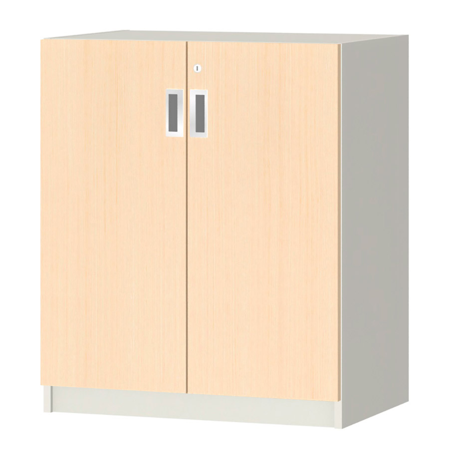 (商品画像) オーダーオフィスストッカー 奥行38.5cm×高さ83.2cm×幅60～70cm 2段扉