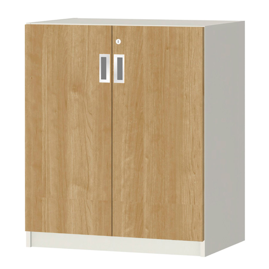 (商品画像) オーダーオフィスストッカー 奥行38.5cm×高さ83.2cm×幅60～70cm 2段扉