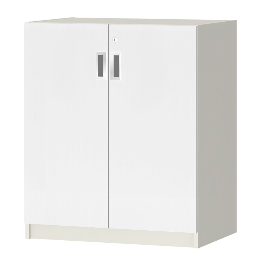 (商品画像) オーダーオフィスストッカー 奥行38.5cm×高さ83.2cm×幅60～70cm 2段扉