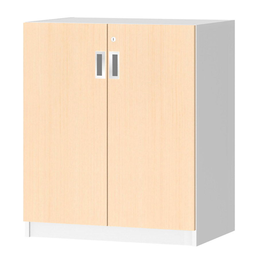 (商品画像) オーダーオフィスストッカー 奥行38.5cm×高さ83.2cm×幅60～70cm 2段扉