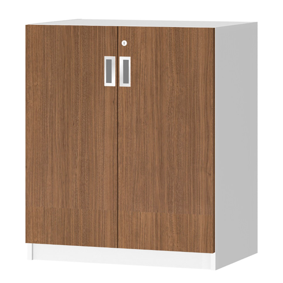 (商品画像) オーダーオフィスストッカー 奥行38.5cm×高さ83.2cm×幅60～70cm 2段扉