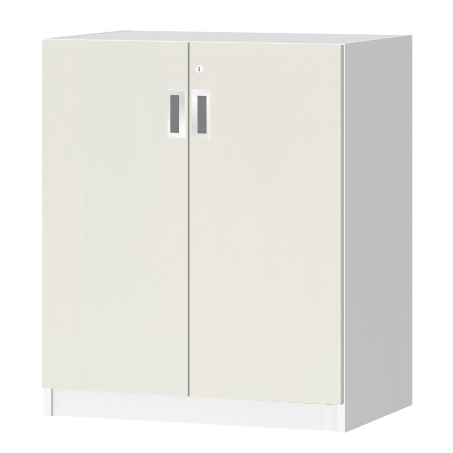 (商品画像) オーダーオフィスストッカー 奥行38.5cm×高さ83.2cm×幅60～70cm 2段扉