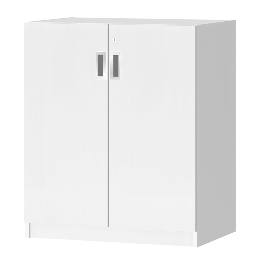 (商品画像) オーダーオフィスストッカー 奥行38.5cm×高さ83.2cm×幅60～70cm 2段扉