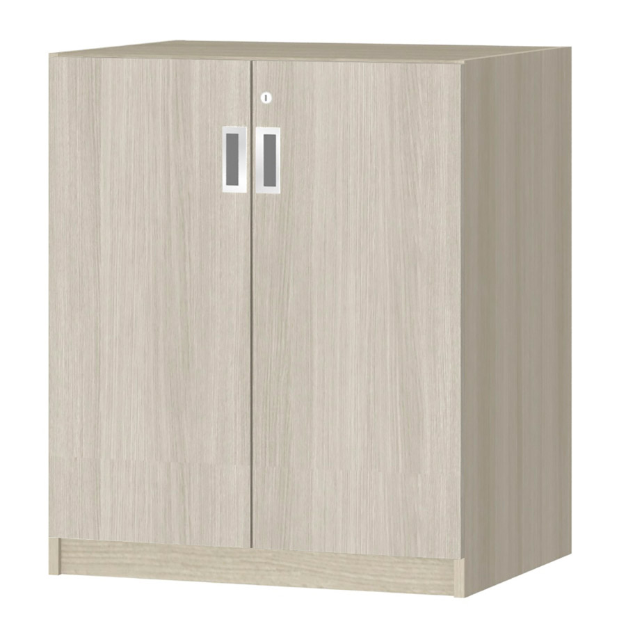 (商品画像) オーダーオフィスストッカー 奥行44.5cm×高さ83.2cm×幅60～70cm 2段扉